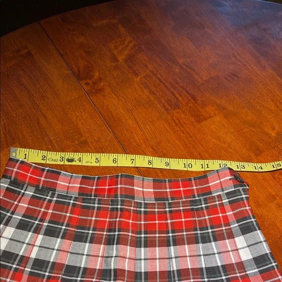 AMERICAN APPAREL XS Red and Black Skirt - Picture 5 of 5